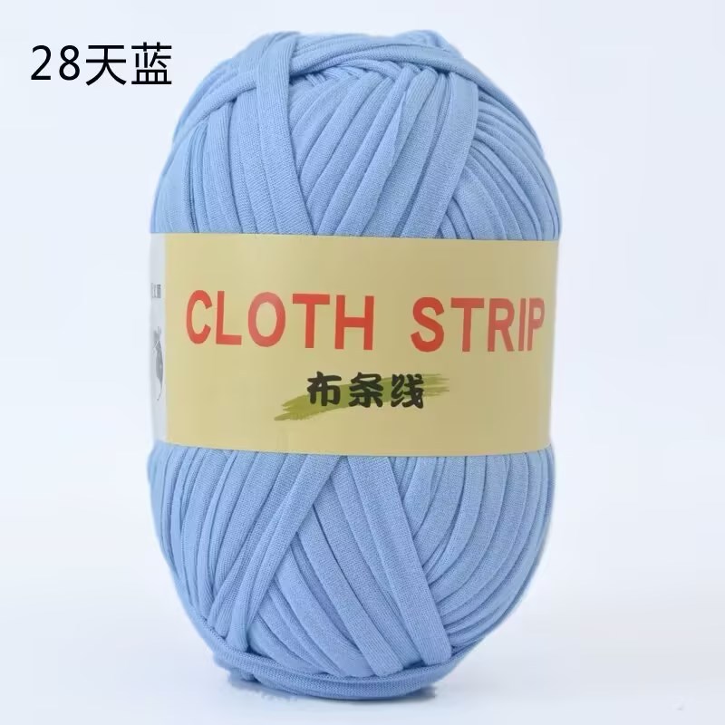 Gran gancho de línea de tela muñeca zapatillas de almacenamiento cesto cojín manta ganchillo DIY material casero tela gruesa trenzado