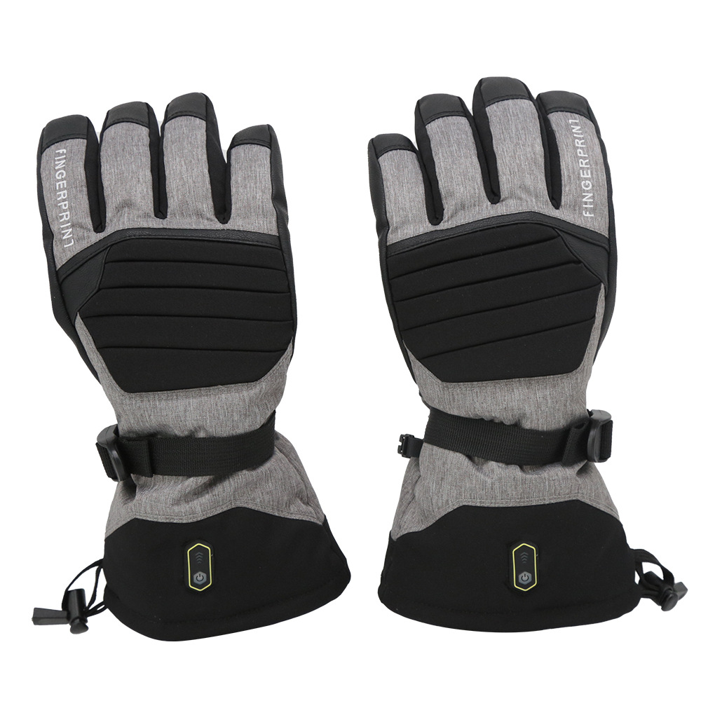 Qinyida Electric Heated Gloves for Outdoor Skiing, Extended and Thickened for Warmth, Custom-Made by the Manufacturer, Cold-Proof and Windproof
