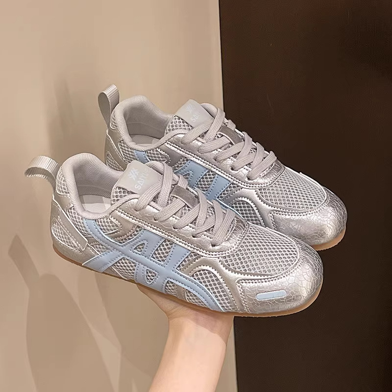 Single Mesh Breathable Women's Sneakers 2026 Spring New Versatile Casual Shoes Niche Fashion Sports Shoes