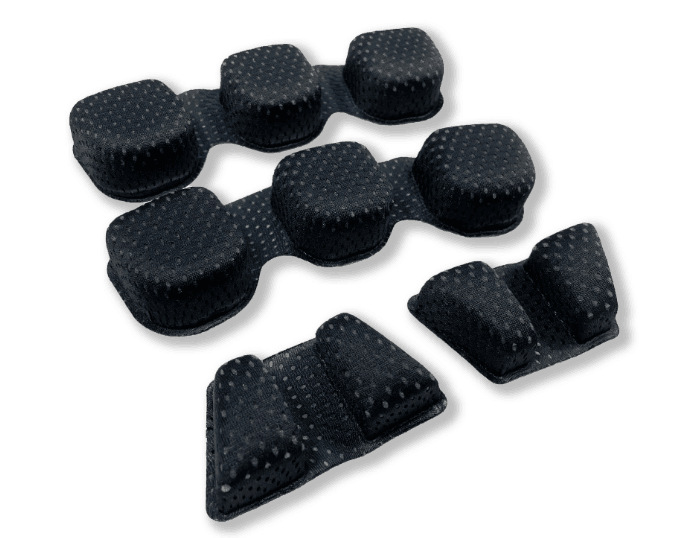 New Ultralight Helmet Liner Full Set Fiberglass Reflective Sticker (Auto Parts and Accessories) - 19526cm-black