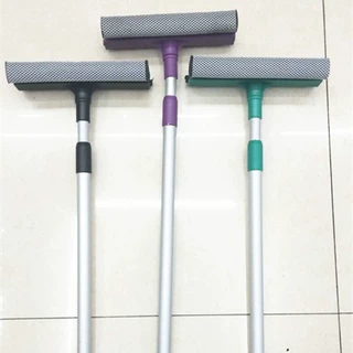 伸缩杆可拆双面擦玻璃器长柄玻璃清洁工具刮水器玻璃刮擦窗器