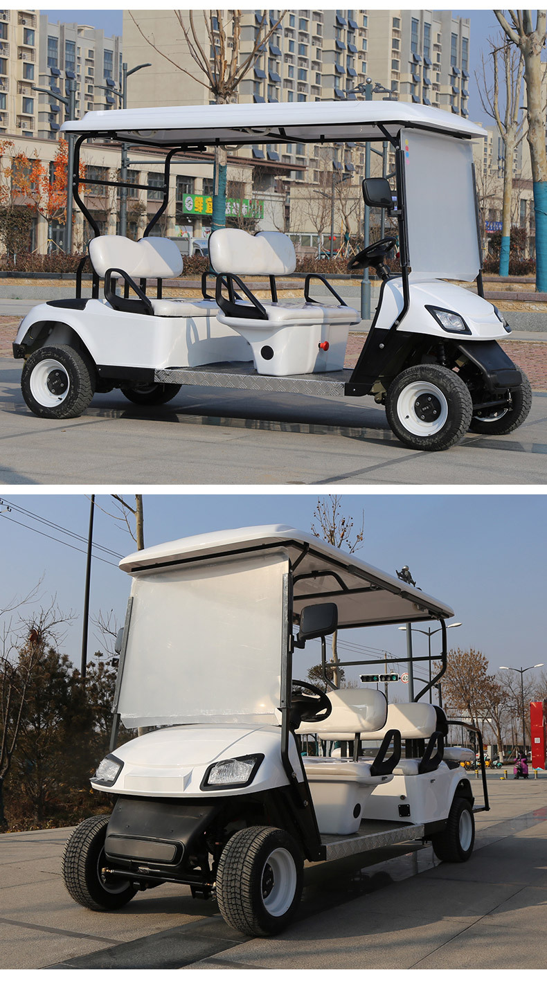 Golf Carts for Export, 4-Seater and 6-Seater Sightseeing Carts, Hotel Electric Golf Carts, Sightseeing Carts