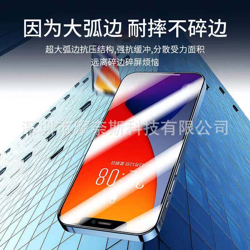 Adecuado para Samsung F62 pantalla de seda dos fuerte Pantalla Completa anti-Peep película F41/F12 media pantalla de teléfono móvil pantalla de seda de alta de aluminio grande Radian