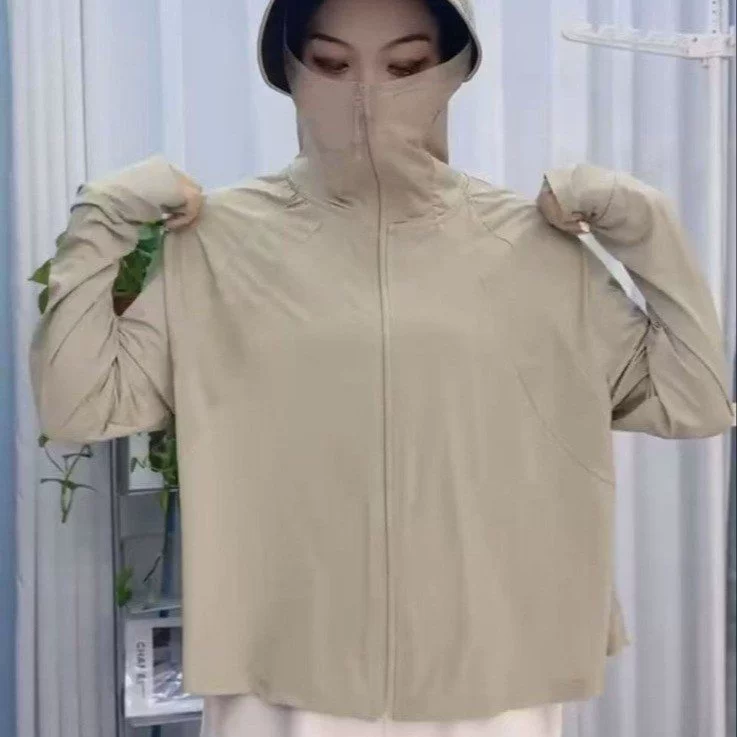 2025 новая солнцезащитная одежда для женщин летом, защита от ультрафиолета, легкая, прохладная и дышащая солнцезащитная одежда, велосипедная куртка