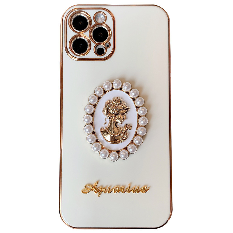 Funda para iPhone 12/11 Pro Max XR 8 Plus XS Mini de TPU Galvanizado