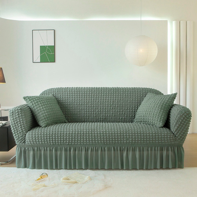 Nueva funda de sofá de lujo ligero, funda de sofá elástico grueso de gasa de espuma, funda universal todo incluido anti-agarre de gato, cuatro estaciones universales