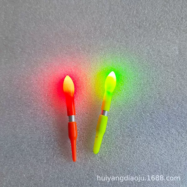 Manufacturer Customized Night Fishing Float Luminous Rod Color Changing Flash Lamp Head Led Floating Tail Light Digital Lamp Head Eye-Catching Bean