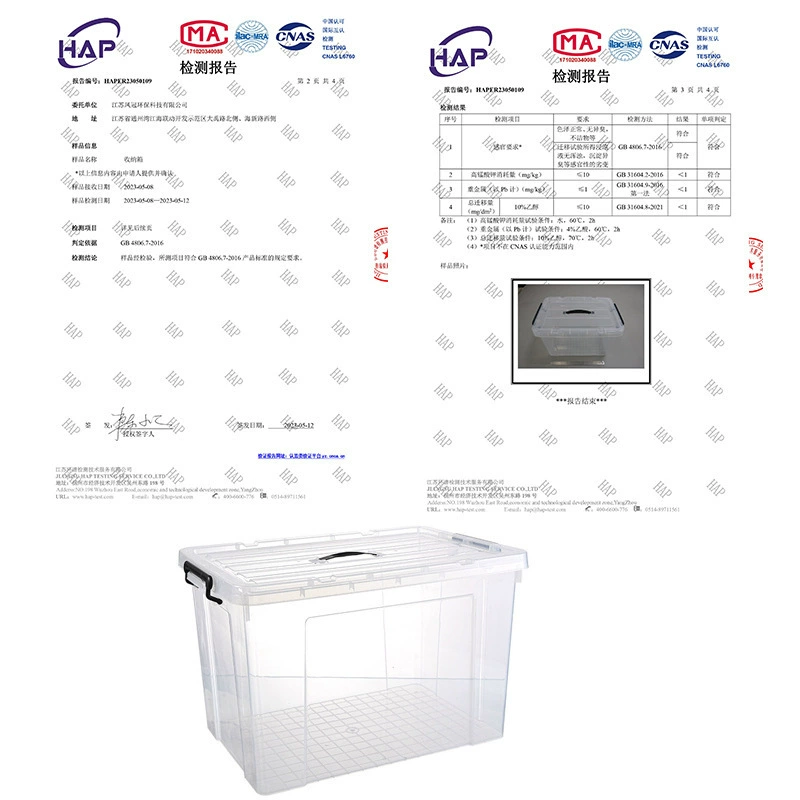 Transparent storage box for moving, plastic headband, big storage system, wholesale