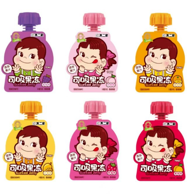 [Бесплатная доставка] маленькие пакетики с желейными конфетами Fujiya для ребенка на 100-дневный день рождения в полнолуние, сувенирные закуски на День защиты детей