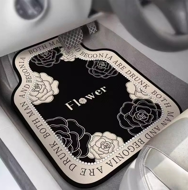 New Car Floor Mats, Universal Driver's Seat Mats, Non-Slip Foot Mats, Easy to Clean, Anti-Dirt, Anti-Slip, and Wear-Resistant
