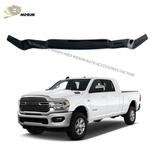 适用于道奇公羊RAM美系皮卡沙石挡机盖扰流板改装砂石挡19款