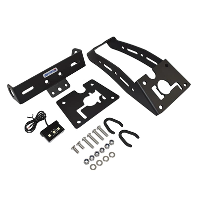 Suitable for Yamaha Xsr900 22-25 Modified Motorcycle Led Light Rear License Plate Holder Short Tail License Plate Holder (Nömrə qabı) - style-i