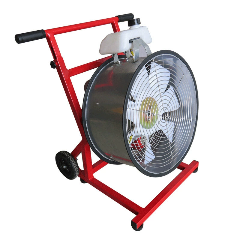 Мобильный моторизованный дымосос для пожарно-спасательных работ Pai Rong, вентилятор для обстановки пожара, тележечный воздуходувный аппарат