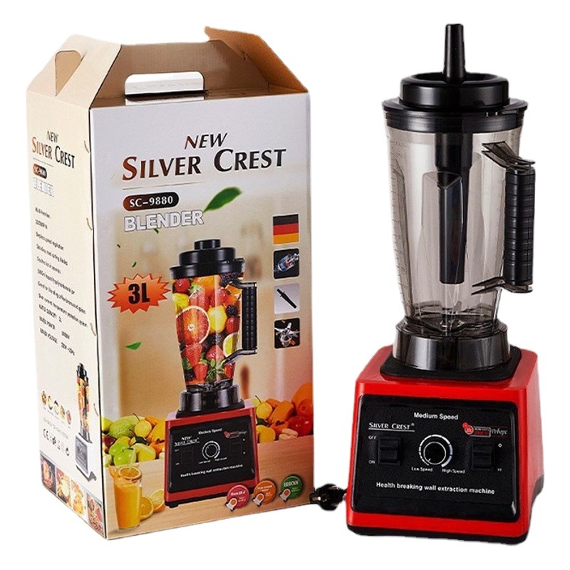 9880 Large Capacity 2-in-1 Dual Cup Blender Soy Milk Grinder Juicer English Blender for Baby Food Cross-Border Exclusive Supply