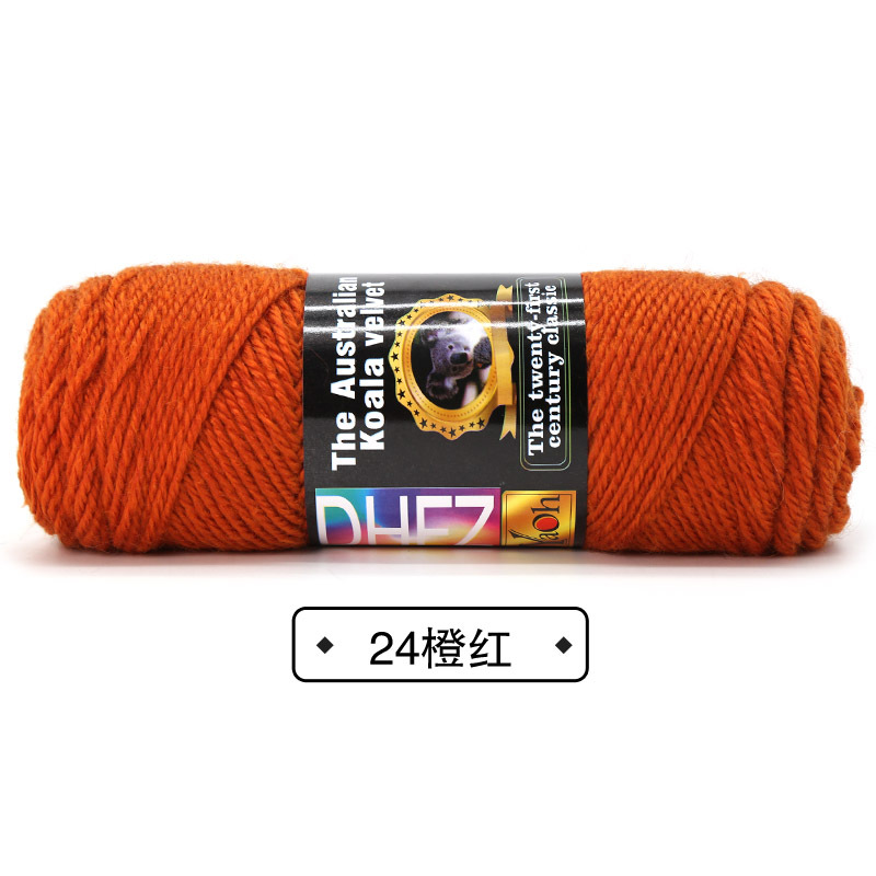 24 오렌지 레드*10S*2*노멀*울 50% 아크릴 50%