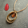Brand fashionable pendant, necklace, chain for key bag , suitable for import, simple and elegant design, European style