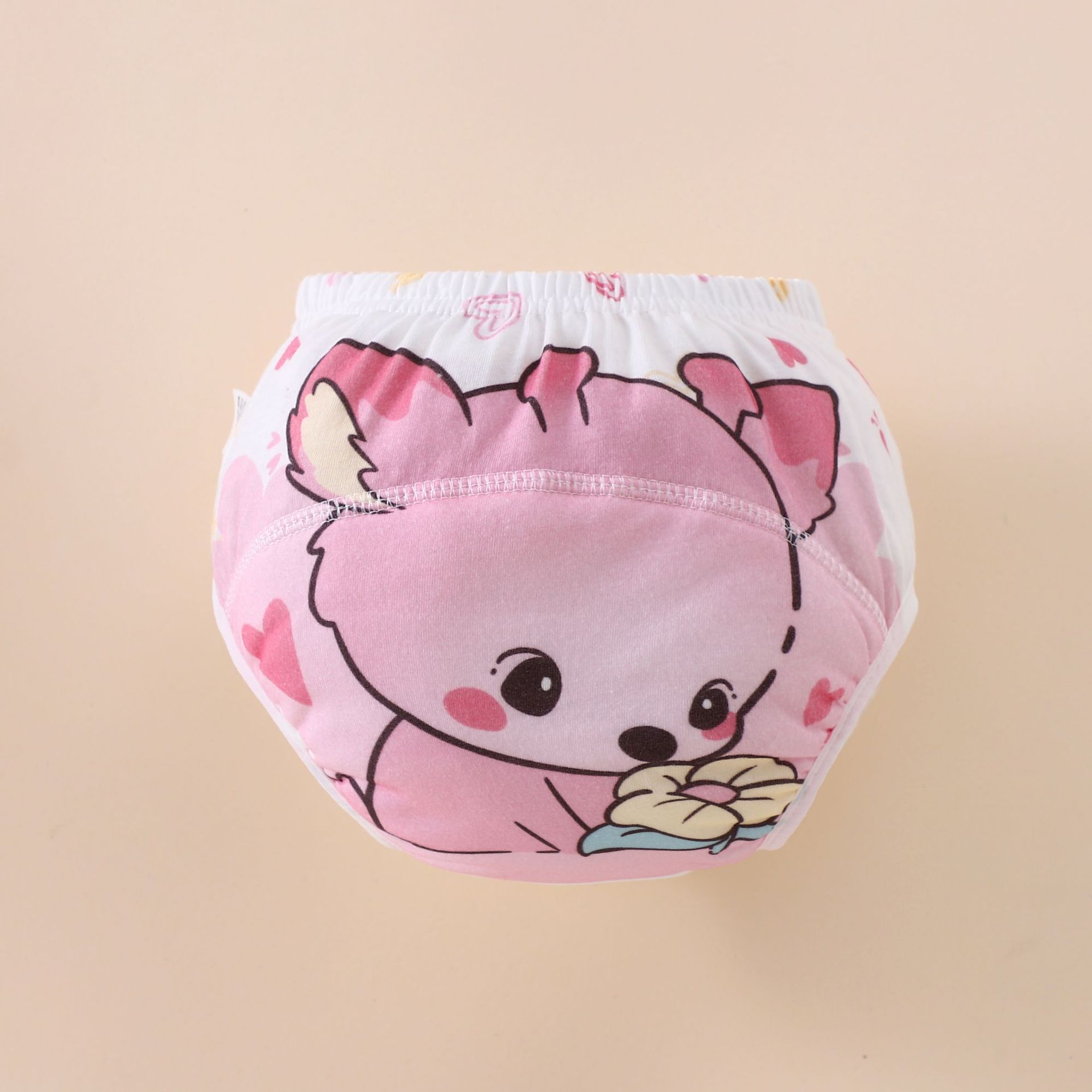 Pantalones de entrenamiento transfronterizos para bebés, pantalones de aprendizaje de algodón puro para niños, pantalones de pañales transpirables con dibujos animados para bebés de verano, pantalones lavables a prueba de fugas