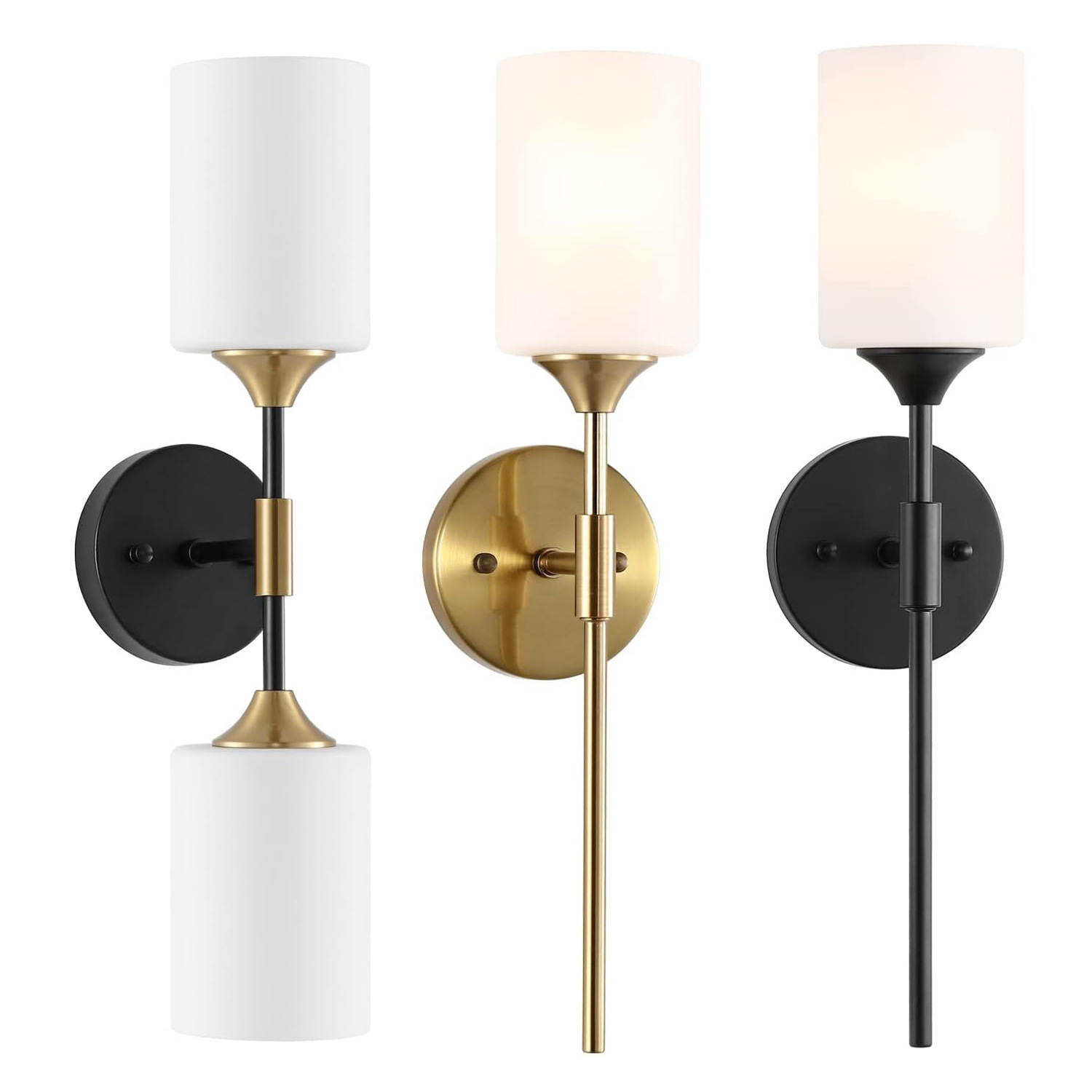 Suministro transfronterizo de lámparas de pared nórdicas modernas minimalistas para dormitorio, luces de pared para sala de estar, luces de pared para dormitorio de hotel, luces LED de gran venta.