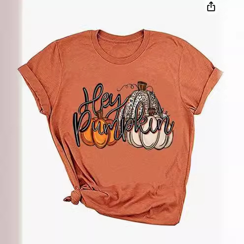 Europa y América nuevos elementos de Halloween Impresión digital manga corta hombres y mujeres Amazon fabricantes suministran 3D camiseta de las mujeres
