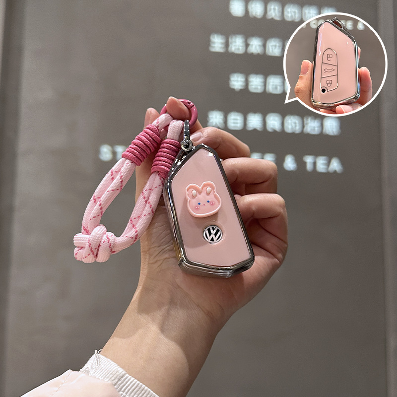 D 핑크 실버 홍당무 핑크 토끼 핑크 대비 꼬임 로프