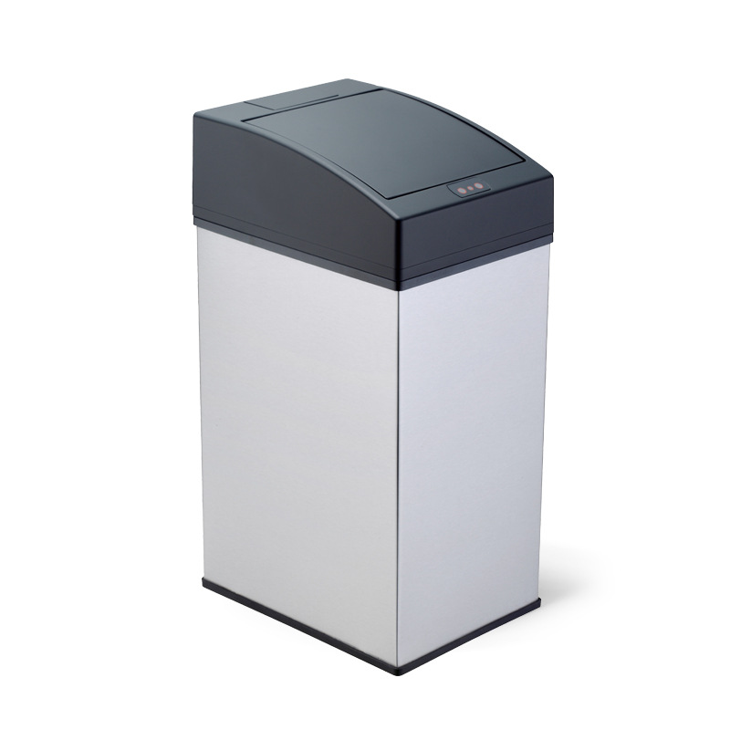 Cuadrado inteligente basura de inducción sala de estar cocina basura doméstica basura de inducción automática