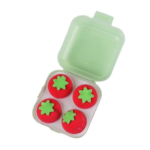 Fruit Beauty Egg Set Combination Soaked Large Powder Puff Lemon Pear Strawberry Avocado Makeup Tools Wholesale