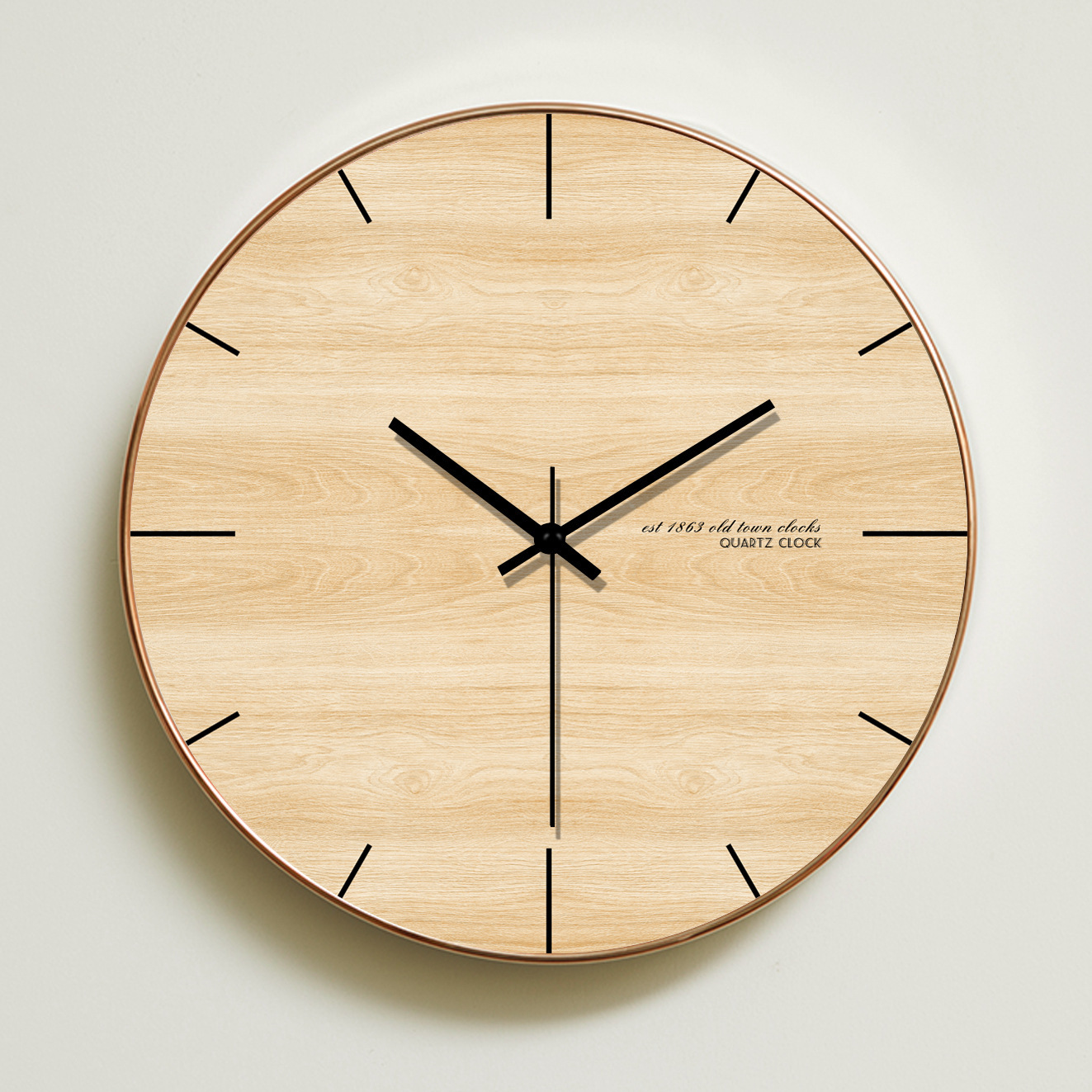 Modern Simple Home Wall Clock Living Room Bedroom European Wall Watch Creative Cool Mute Creative Round Wall Clock Q9