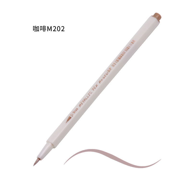 Bolígrafo de metal de secado rápido transfronterizo, bolígrafo de pintura, punta suave, marcador acrílico, venta directa de fábrica, marcador de color al por mayor