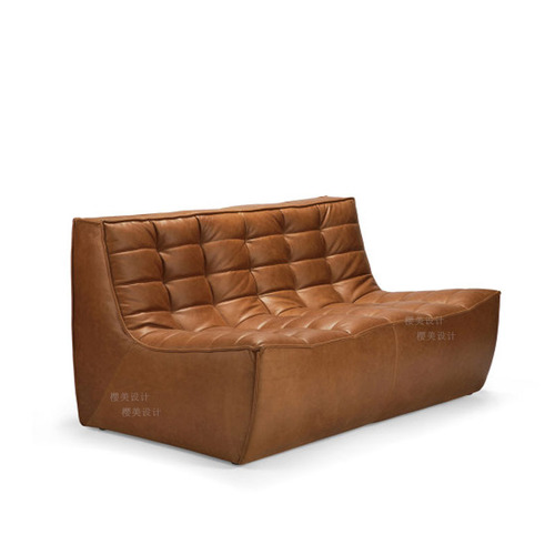 Waffle Sofa Belgian Ethnicraft/N701 Combination Upholstered Sofa Lazy Module Corner Sofa