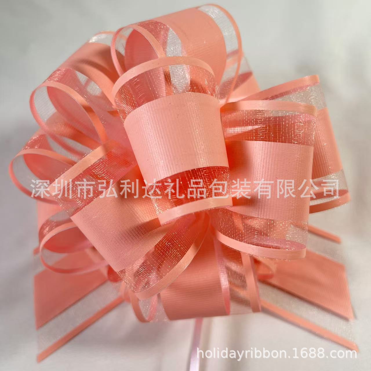 Transfronterizo Amazon 50 # Suya flores de Navidad decoraciones de flores de cinta de dibujo de flores en forma de bola mano en stock