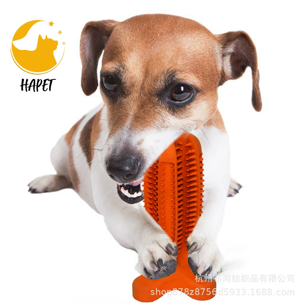 Amazon Горячая продажа взрывоопасных зубных щеток для собак Товары для собак Шлифовальная палочка Pet Резина Шлифовальная игрушка для чистки