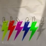 笑脸反光夜间pvc钥匙扣