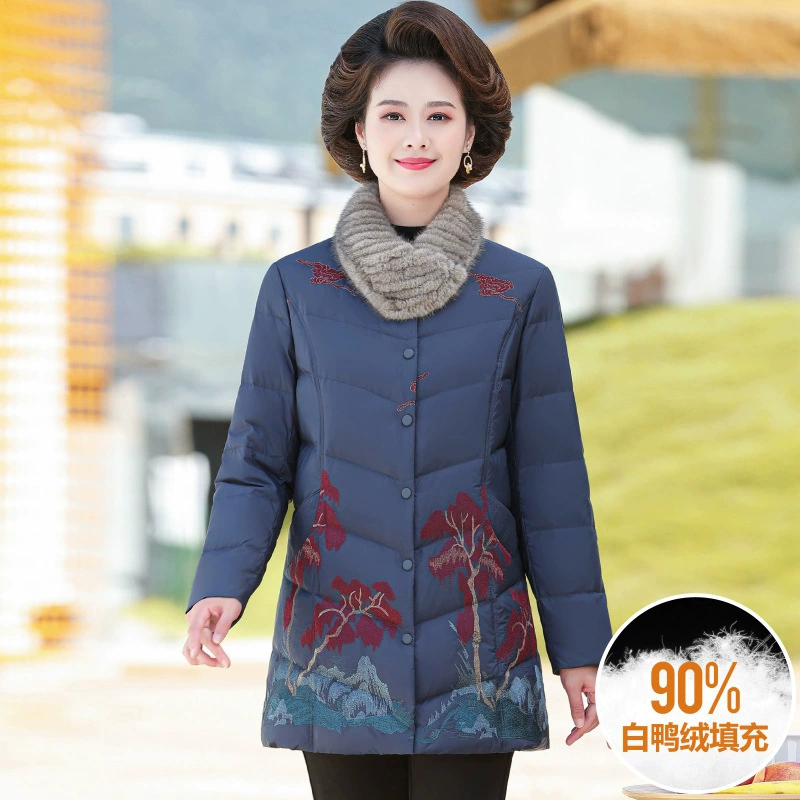 Бабушка зимний пуховик пиджак миссис Куо