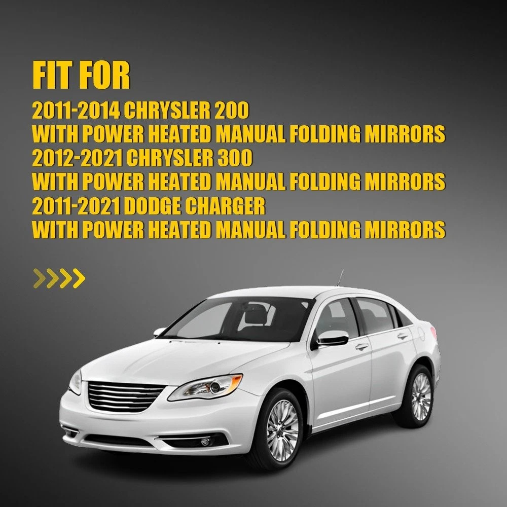 68101147Aa 68101146Aa Is Suitable for 11-21 Models of Chrysler 200300 with Heated Rearview Mirrors