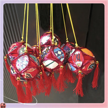 ✅广西壮族绣球特色公分公分绣球刺绣花布纯手工绣球表演道具