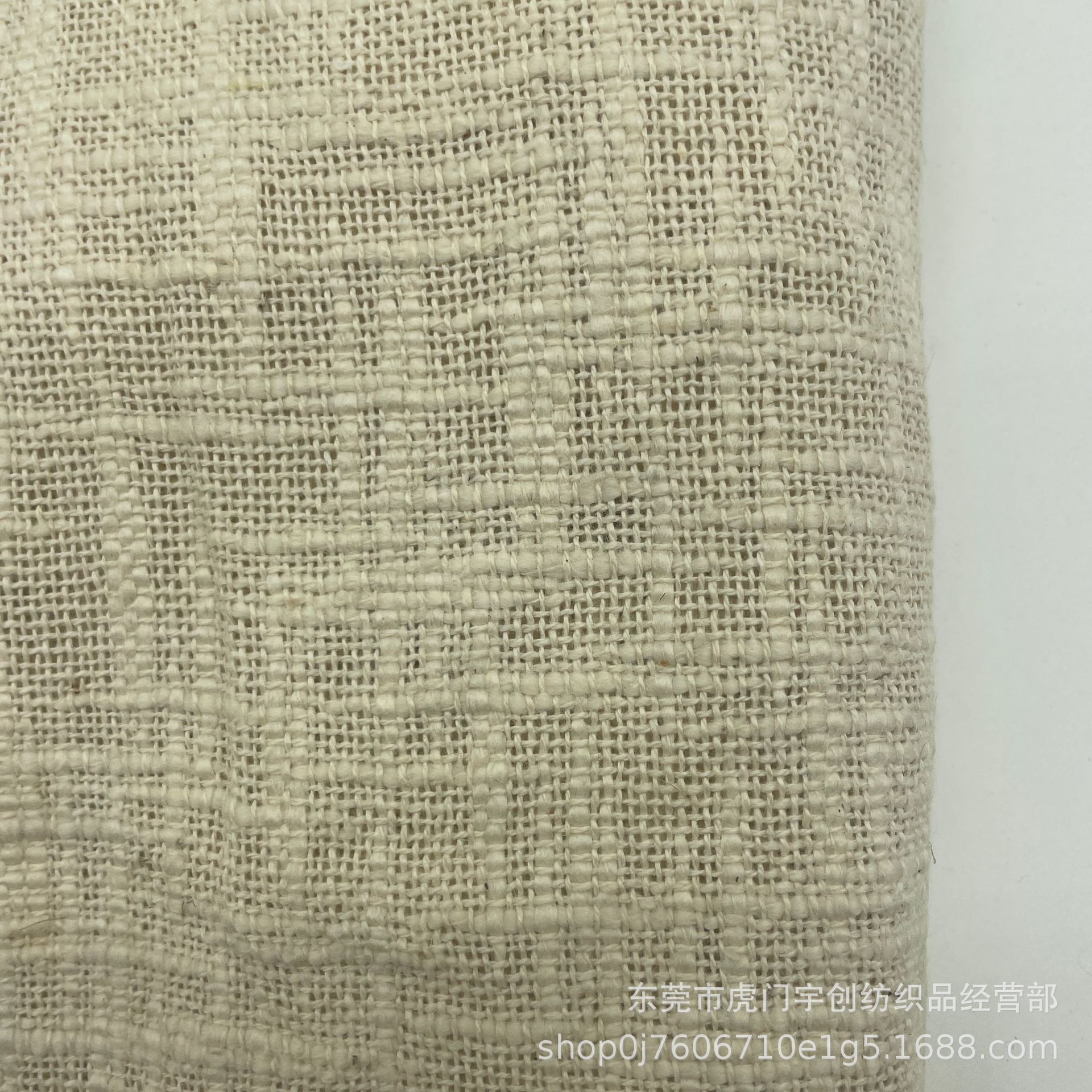 仿麻加粗棉竹节现代布艺沙发抱枕手袋包装盒子装饰布桌布麻布面料-阿里巴巴