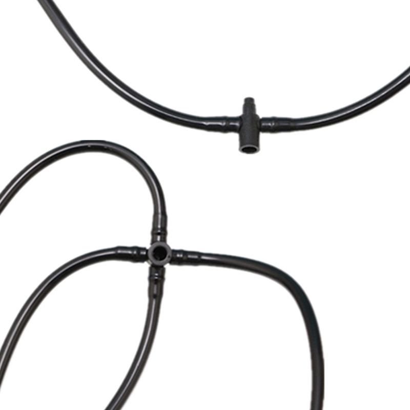 Regador automático de flores, flores en macetas, árboles frutales, plántulas, gotero de compensación de presión 4/7, juego de flechas de gota 2/4