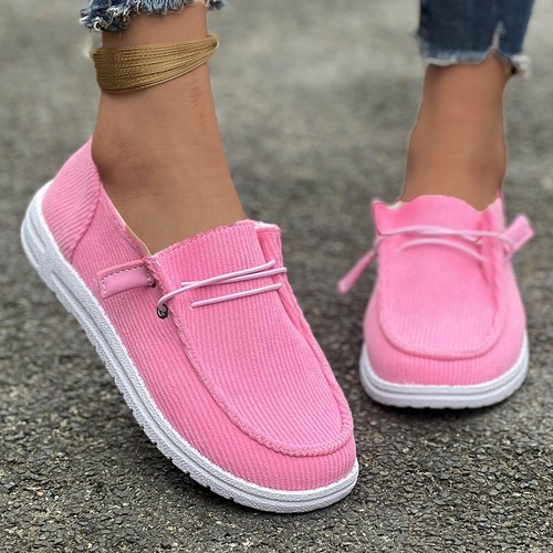 Women's Plus-Size Casual Shoes for Foreign Trade, 2024 Spring/Summer New Arrival—European and American Style Flat, Slip-On, Low-Top Loafers, Women's Single Shoes