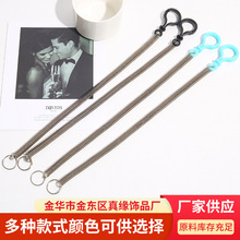 钥匙扣塑料弹簧绳现货防丢绳伸缩彩色书包挂件批发钥匙小礼品