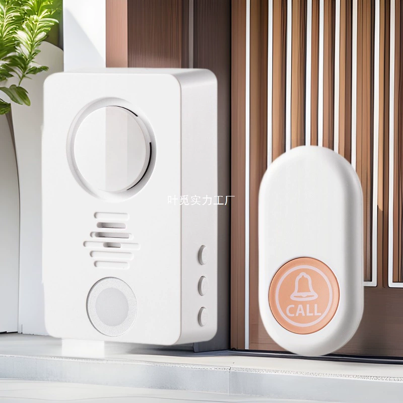 Новый беспроводной дверной звонок 433, домашний однокнопочный звонок, прикроватный звонок, без подключения, водонепроницаемая зарядка, дверной звонок на сверхдальнее расстояние