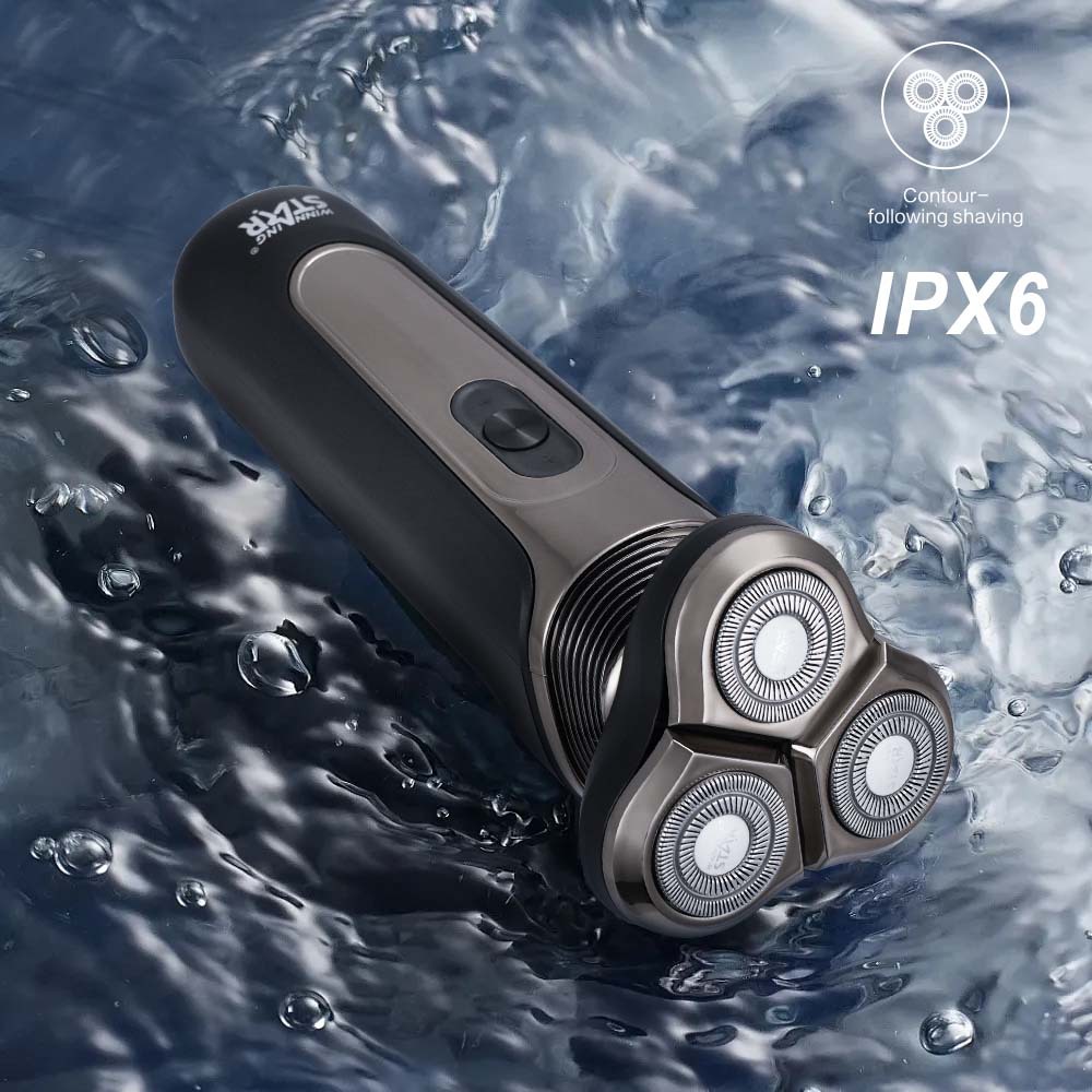 Afeitadora eléctrica cinco en uno multifuncional de afeitar impermeable nariz pelo patillas trimmer portátil recargable barba cuchillo