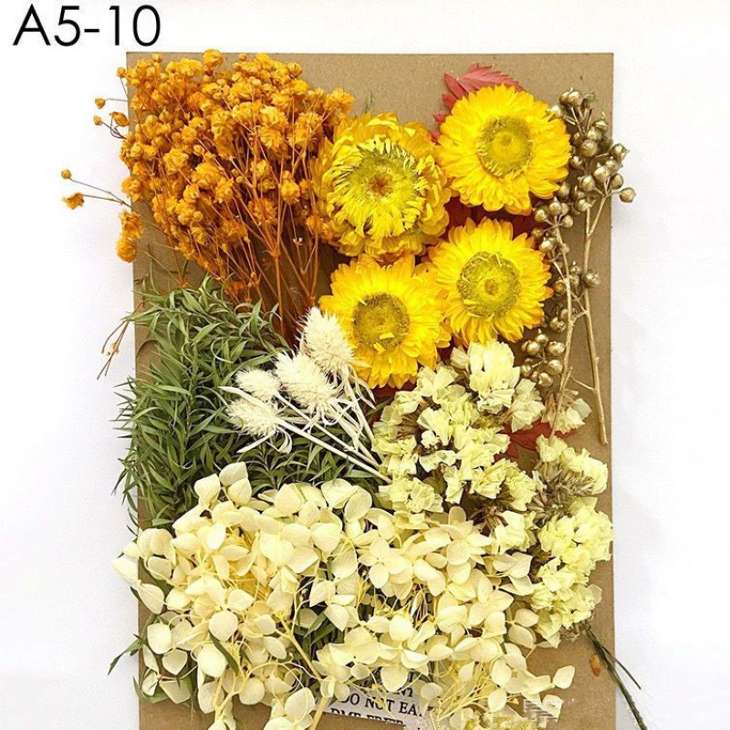 Materials set, postcard flower-shaped, handmade, bouquet, wholesale