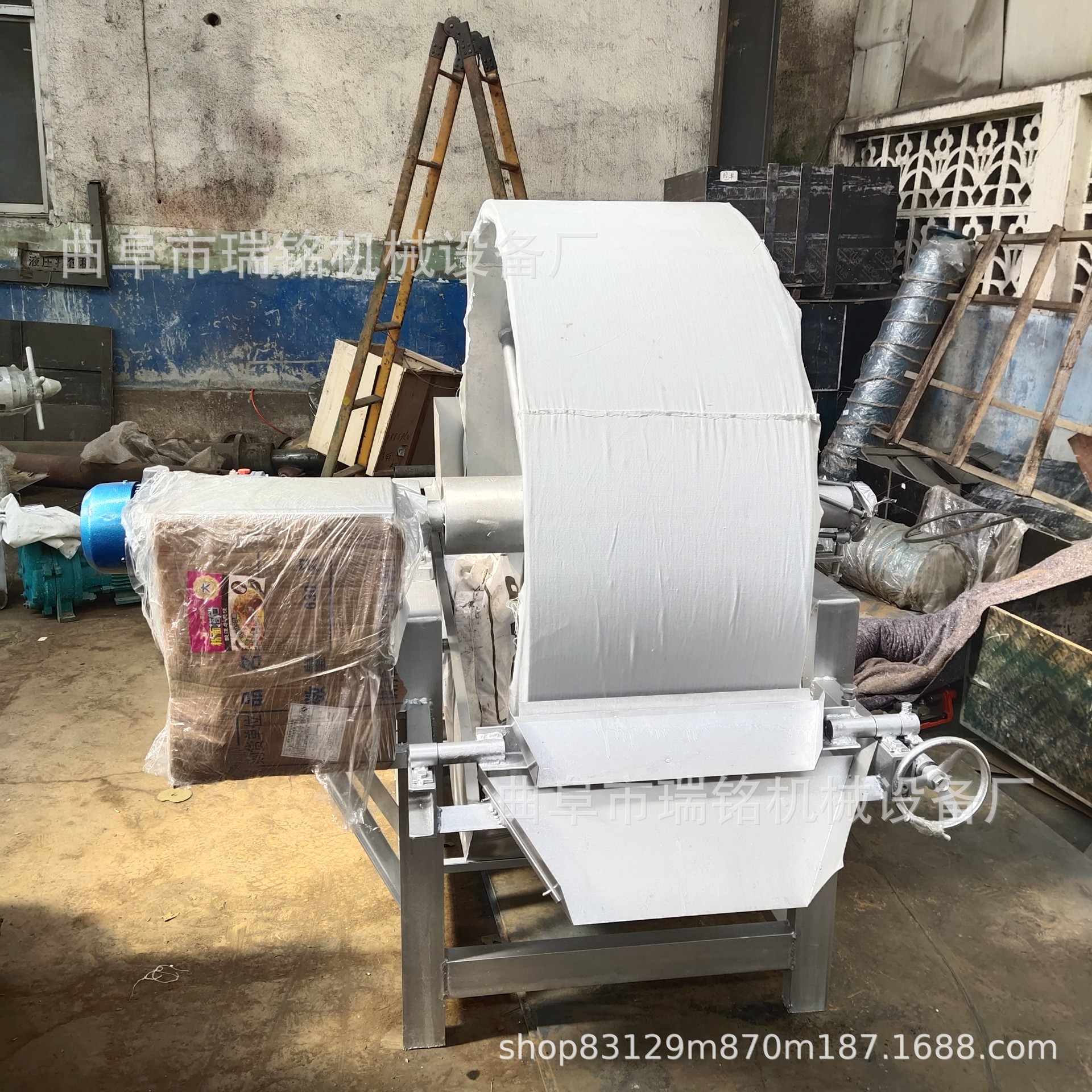 生豌豆淀粉脱水机玉米红薯淀粉脱水机TGFF真空圆筒式葛根提取机8