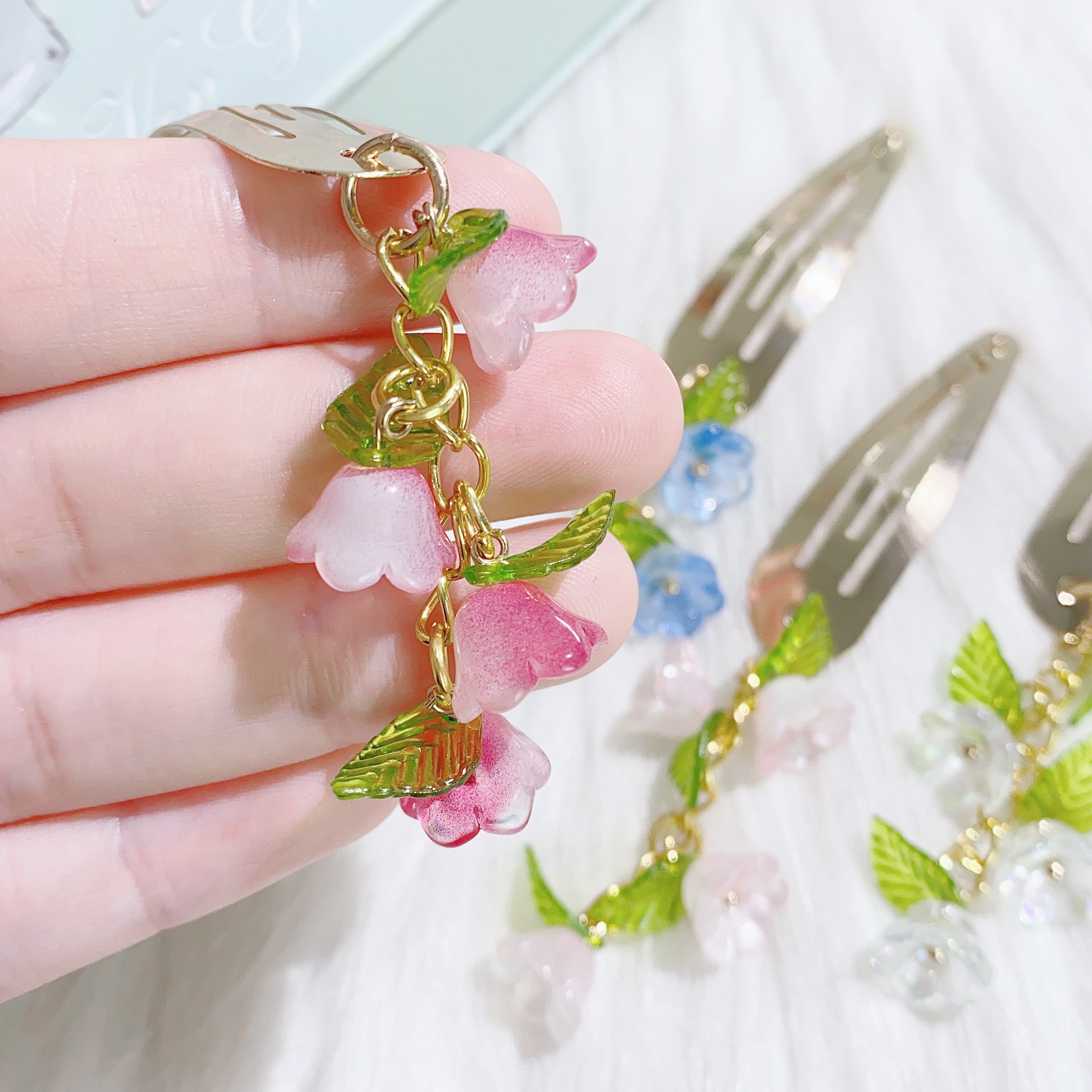 10g Weight Charm Hair Clips Hair Accessories Type 1 Piece Quantity Holiday, Street Occasion Alloy Material Flower Pattern All Seasons Season Women's Gender IG Style, Elegant Style IG Style Elegant Women's Flower Alloy Charm Hair Clips 5
