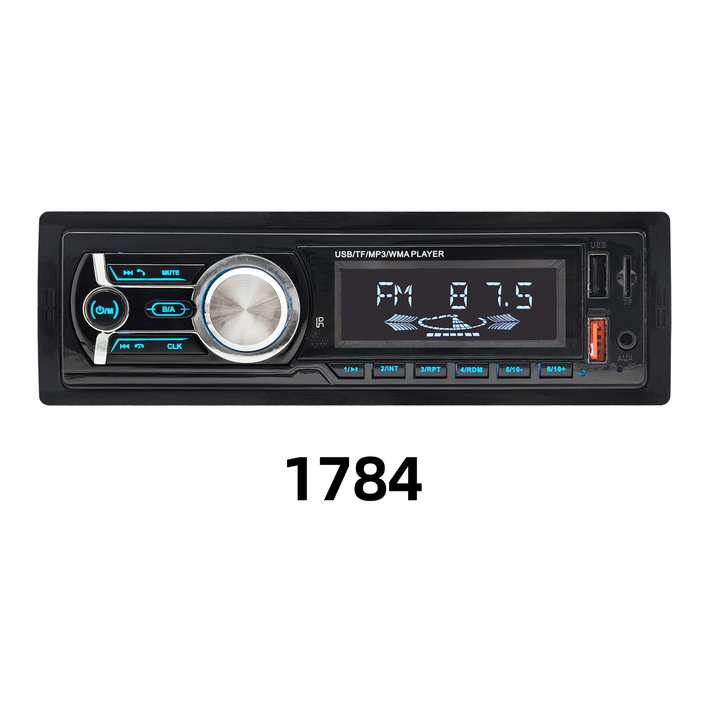Radio multimedia del automóvil general reproductor MP3 reproductor de control de voz Bluetooth manos libres 1783