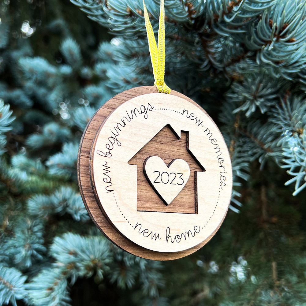 Wood Material Christmas Festival Letter, Heart Shape Pattern Pastoral Style Christmas Pastoral Letter Heart Shape Wood Indoor Party Festival Hanging Ornaments