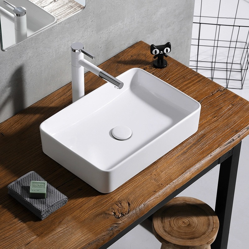Lavabo sobre encimera del hotel lavabo de ingeniería lavabo de cerámica transfronterizo lavabo individual lavabo de arte lavabo lavabo comercio exterior