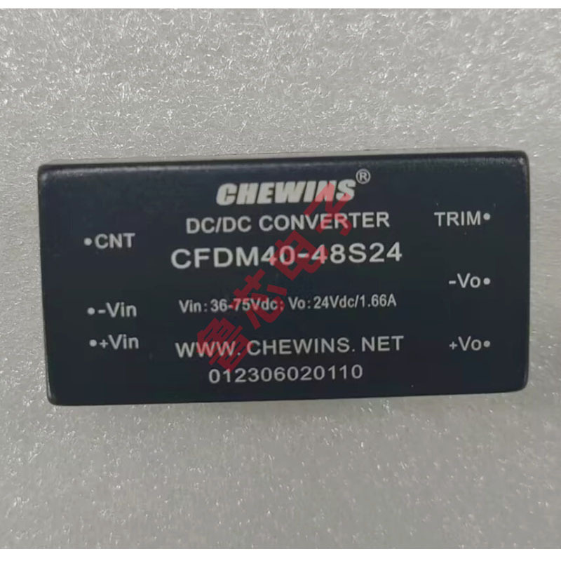 DC-DC电源模块宽电压输入48V转24V 40W单路输出 CFDM40-48S24