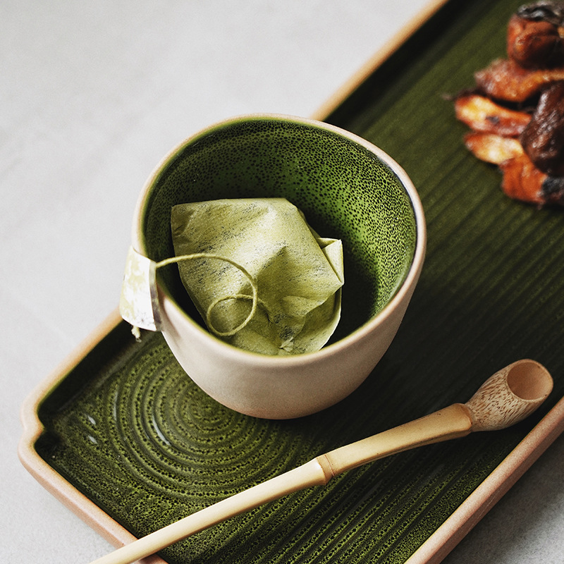 Taza de té japonesa Taza de café de gres retro Taza de té japonesa transfronteriza Taza apilable comercial Taza de agua de arcilla Taza de cerámica