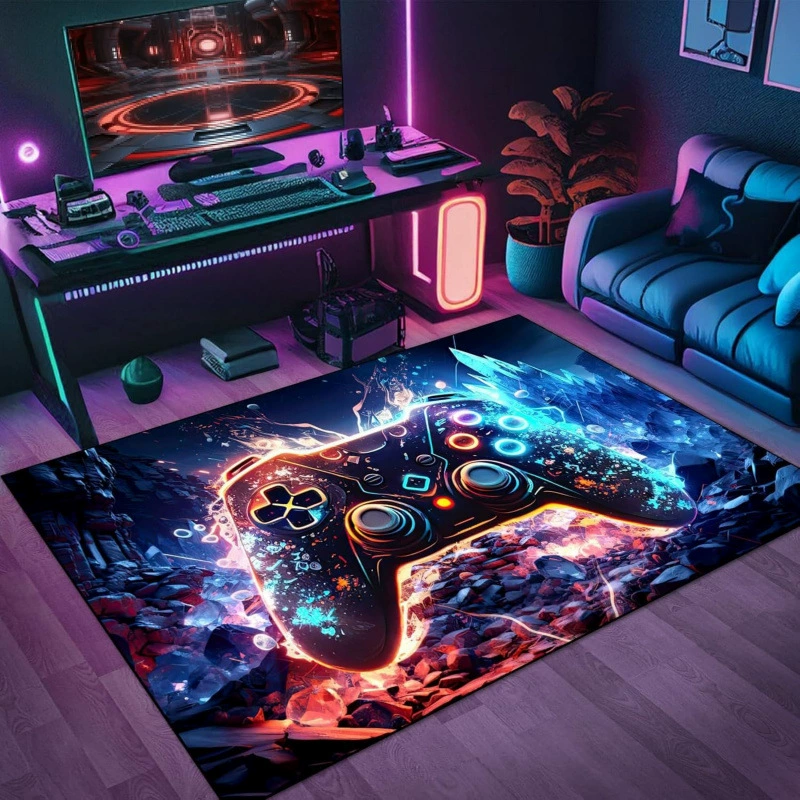 Производители прямых волос трансграничные горячие продажи красочные ручки серии ковер для спальни гостиная устойчивая к грязи и истиранию легко заботиться коврики